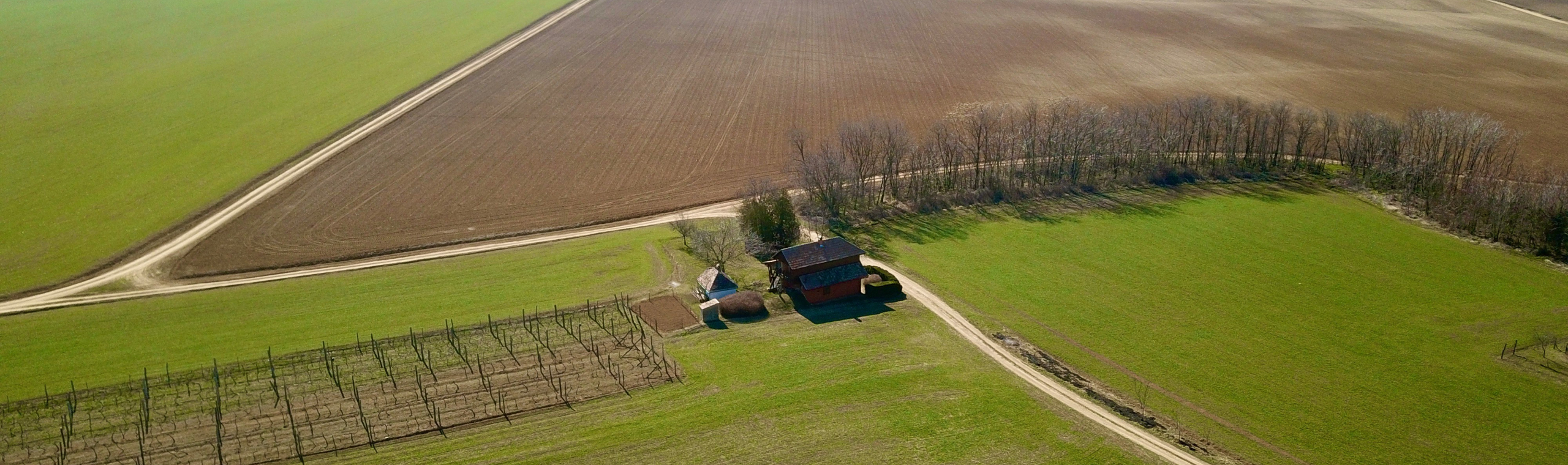 https://unsplash.com/photos/an-aerial-view-of-a-farm-in-the-middle-of-a-field-lLbyFzB_F4w